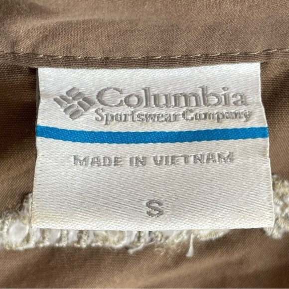 Columbia Full Zip Packable Vest- Brown- Size Small - Picture 7 of 7